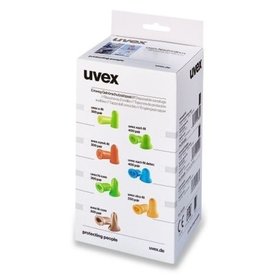 uvex - x-fit Einwegstöpsel, lime, SNR 37dB ohne Kordel Nachfüllbox, 300 Paar