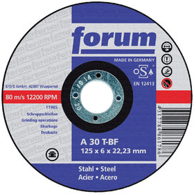 forum® - Schruppscheibe St/Gu. 180x8mm gekröpft