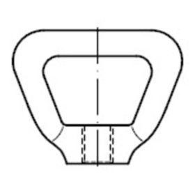 Korbmuttern DIN 80704 Edelstahl A4 M10 x 1,5