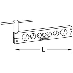 KSTOOLS® - Bördelleiste 10-22mm, 225mm