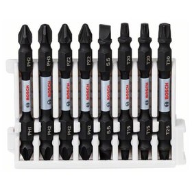 Bosch - Doppelklingen Schrauberbit-Set Impact Control, 8-teilig, diverse, 65mm (2608522344)