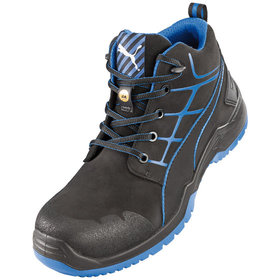 Puma Safety - Sicherheits-Knöchelstiefel Krypton Blue Mid, S3 ESD SRC, schwarz, Größe 47