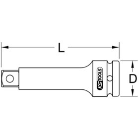 KSTOOLS® - 3/4" Kraft-Verlängerung, 175mm