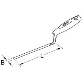 KSTOOLS® - BRONZEplus Fugenkelle 10mm