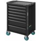 HAZET - Werkstattwagen Assistent 179N-7-RAL9005, Schubladen, flach: 5 x 81 x 522 x 398mm, Schubladen, hoch: 2 x 166 x 522 x 398mm