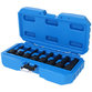 Brilliant Tools - 1/2" Kraft Bit-Stecknuss Satz, Torx, 8-teilig, T30 - T80