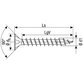 SPAX® - Universalschraube Senkkopf Stahl T 10 3x12 mm