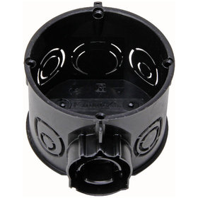 Kopp - Schalter-Dose ISO 60mm Ø 45mm tief schwarz