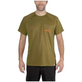 carhartt® - Herren Angler-T-Shirt FISHING T-SHIRT S/S, military olive, Größe L