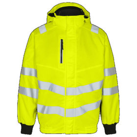 Engel - Safety Pilotjacke 1246-930, Warngelb/Schwarz, Größe 3XL