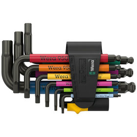 Wera® - 950/9 Hex-Plus Multicolour Imperial 3 Winkelschlüsselsatz, zöllig, Bla