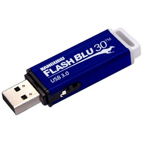 Kanguru Solutions - USB 3.0 Stick FlashBlu30, mit physischem Schreibschutz, 16 GB