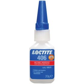 LOCTITE® - Loctite 406 Kunststoff-Sofortklebstoff farblos, niedrigviskos, 20gr Flasche