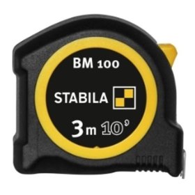 STABILA® - Taschenbandmaß BM 100, 3 m (10'), cm/inch-Skala