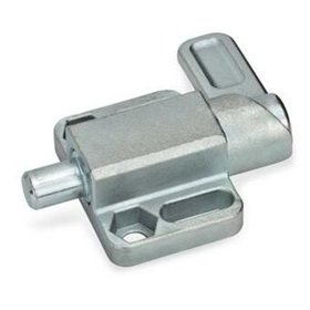 Ganter Norm® - 722.3-12-20-R-ZB Federriegel mit Anschraubflansch, parallel zum Raststift