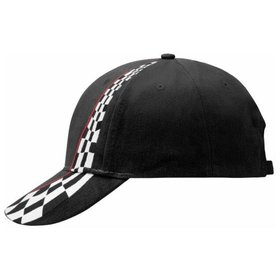 James & Nicholson - Finisher Cap MB038, schwarz, Einheitsgröße