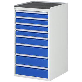 RAU. - Schrank für 7000, 580 x 650 x 1035mm, 8 Schubladen, Gummimatte