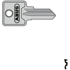 ABUS - Schlüsselrohling, 85/15, eckig, Messing neusilber