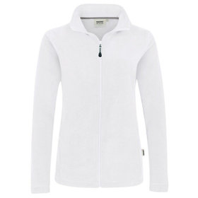 HAKRO - Damen Fleecejacke Delta 240, weiß, Größe XS