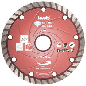 kwb - CUT-FIX® Red-Line DIAMANT Trennscheiben, ø125mm