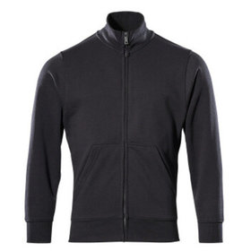 MASCOT® - Sweatshirt mit Reißverschluss CROSSOVER, Schwarz, Größe M
