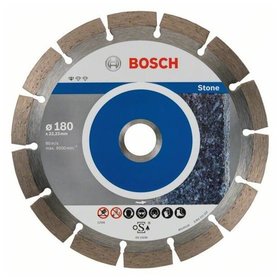 Bosch - Diamanttrennscheibe Standard for Stone 10er-Pack ø180x22,23x2x10mm (2608603237)