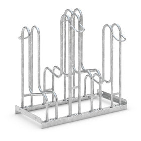 wsm® - Standparker, zweiseitig L700mm, 4 Einstellplätze, verzinkt