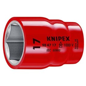 KNIPEX® - Steckschlüsseleinsatz für Sechskantschrauben mit Innenvierkant 1/2" 55 mm 984712