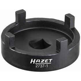HAZET - Traggelenk-Zapfenschlüssel 2737-1 ∙ Vierkant 12,5mm (1/2") ∙ Zapfenprofil massiv