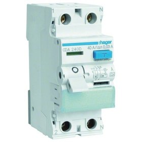 hager - FI-Schutzschalter A 2p 230V 40A 0,03A 2TE REG DIN-Schiene(REG) 1,5kA