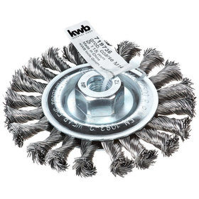 kwb - AGGRESSO-FLEX® Scheibenbürste, M 14, Stahldraht ø0,5mm, gezopft, ø115mm