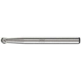 PFERD - Hartmetall Hochleistungsfrässtift INOX Kugel KUD Ø 03x02 mm Schaft-Ø 3 mm für Edelstahl