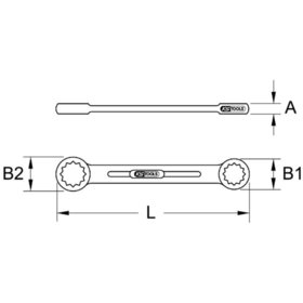 KSTOOLS® - ULTIMATEplus Doppel-Ringschlüssel, 6x7mm