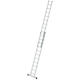 MUNK Günzburger Steigtechnik - Schiebeleiter 2x11 Sprossen, L eingefahren 3300mm, L ausgefahren 5500mm