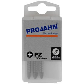 PROJAHN - 1/4" Torsion-Bit ACR2 L50mm Pozidrive Nr 1 3er Pack