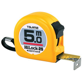 TAJIMA - HI-LOCK Bandmaß 5m/25mm gelb, TAJ-11350
