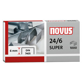 Novus - Heftklammer 040-0026 24/6 Super verzinkt 1.000 St./Pack.