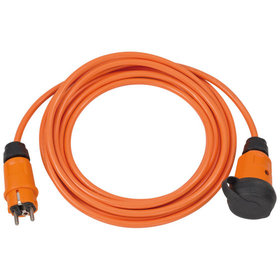 brennenstuhl® - professionalLINE Verlängerungskabel VQ 1110 IP44 (5m Kabel H07BQ-F 3G1,5 in orange, Baustelleneinsatz, BGI 608, Made in Germany)