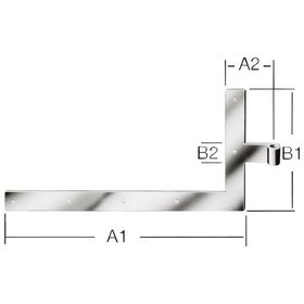 Vormann - Haustür-Winkelband 600 x 400mm