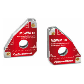 schweißkraft® - MSWM 10 MINI-Schweißwinkelmagnet 30° / 60° / 45° / 90°