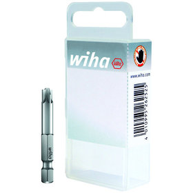 Wiha® - Bit Set Professional 70mm PlusMinus/Pozidriv 2-teilig 1/4" in Box (36086)