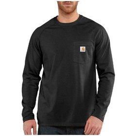 carhartt® - Herren Langarmshirt FORCE COTTON T-SHIRT L/S, schwarz, Größe L