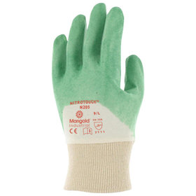 Ansell® - Handschuh Nitrotough™ N205, weiß/hellgrün, Größe 9
