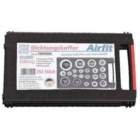 Airfit - Dichtungskoffer Universal 252 Stück, für Heizung, Sanitär und Solar