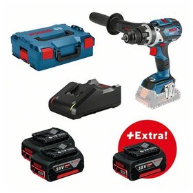 Bosch - Werkzeug-Set: GSR 18V-110 C + 3x GBA 18V 5.0Ah + GAL 18V-40 (0615990L8F)