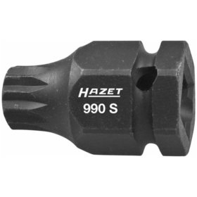 HAZET - Schlag-, Maschinenschrauber-Steckschlüsseleinsatz 990S-16, 1/2" für XZN M16