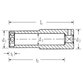 STAHLWILLE® - 3/8" (10mm) Zündkerzen-Steckschlüsseleinsatz SW.16-5/8" L.85mm