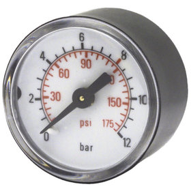 ELMAG - Druckmanometer 0-16 bar, ø63mm, 1/4" Außengewinde hinten