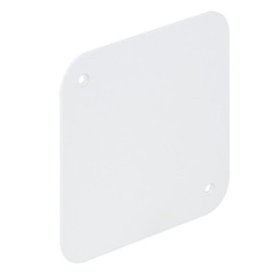 Kaiser - Blinddeckel UP Kst 80x80mm Schraubdeckel quadrat