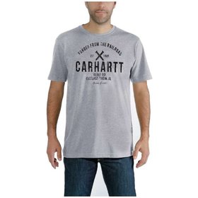 carhartt® - Herren T-Shirt EMEA OUTLAST GRAPHIC S/S, heather grey, Größe L